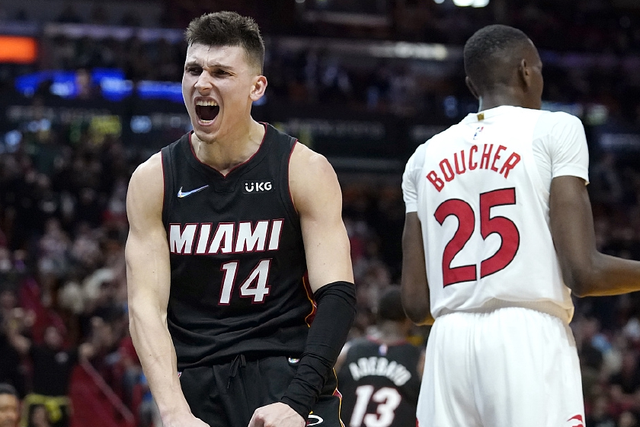 热火碾压青岛队，克莱统治全场